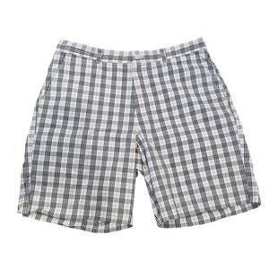 Lyle & Scott Scotland Mens Plaid Golf Shorts Size 36 Casual Everyday